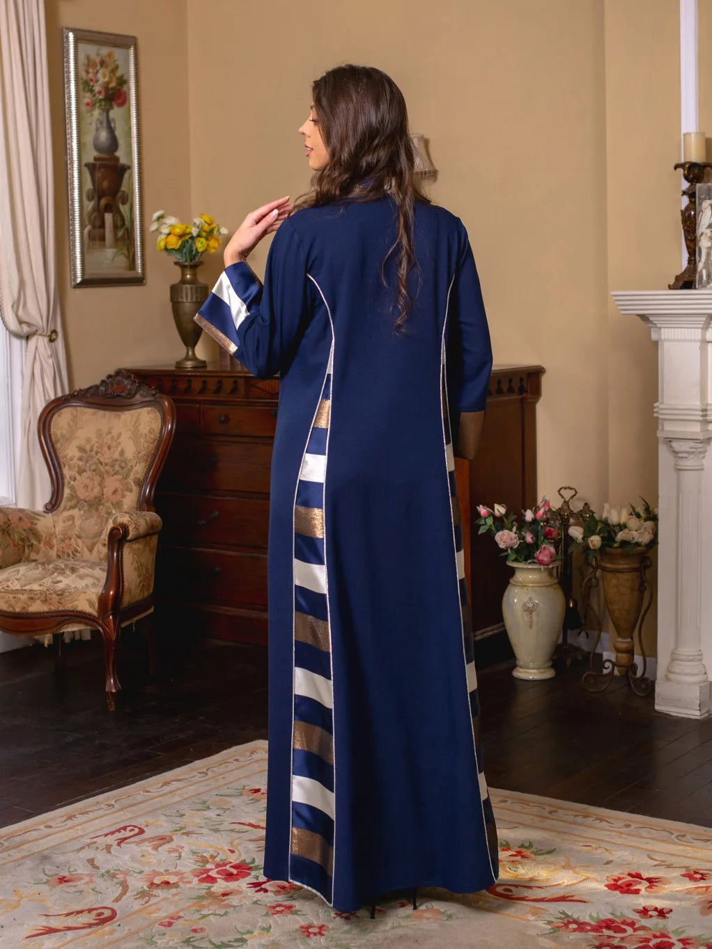 Caftan Bleu Royal - Mode Caftan