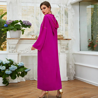 Caftan Simple Rose - Mode Caftan