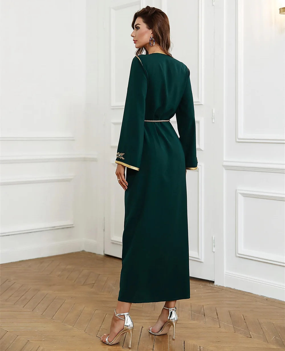 Arrière Caftan Vert Foncé - Mode Caftan