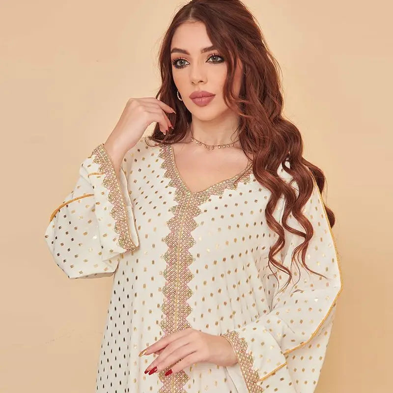 Caftan Blanc Simple