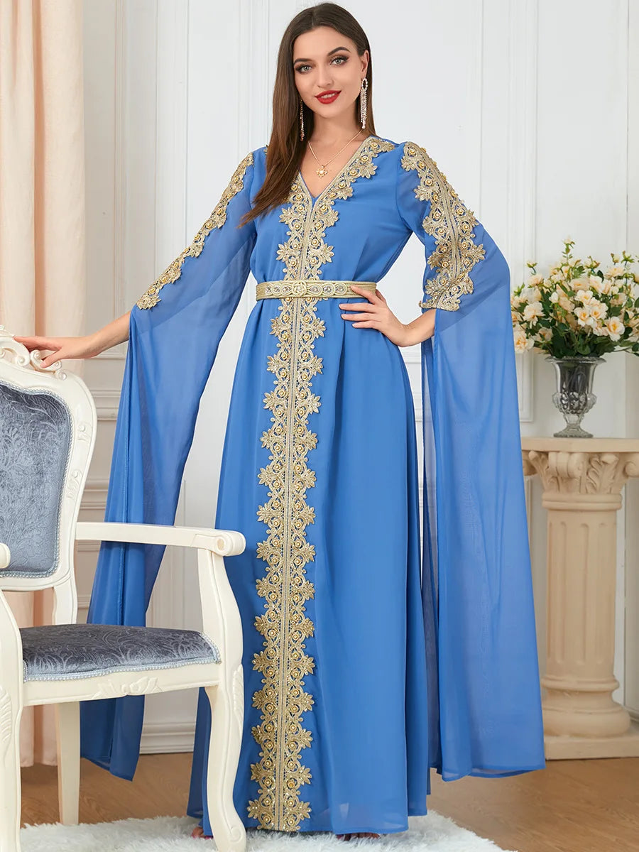 Caftan Bleu Azur