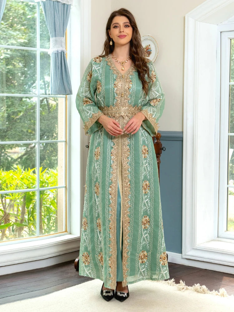 Caftan Bleu Clair - Mode Caftan