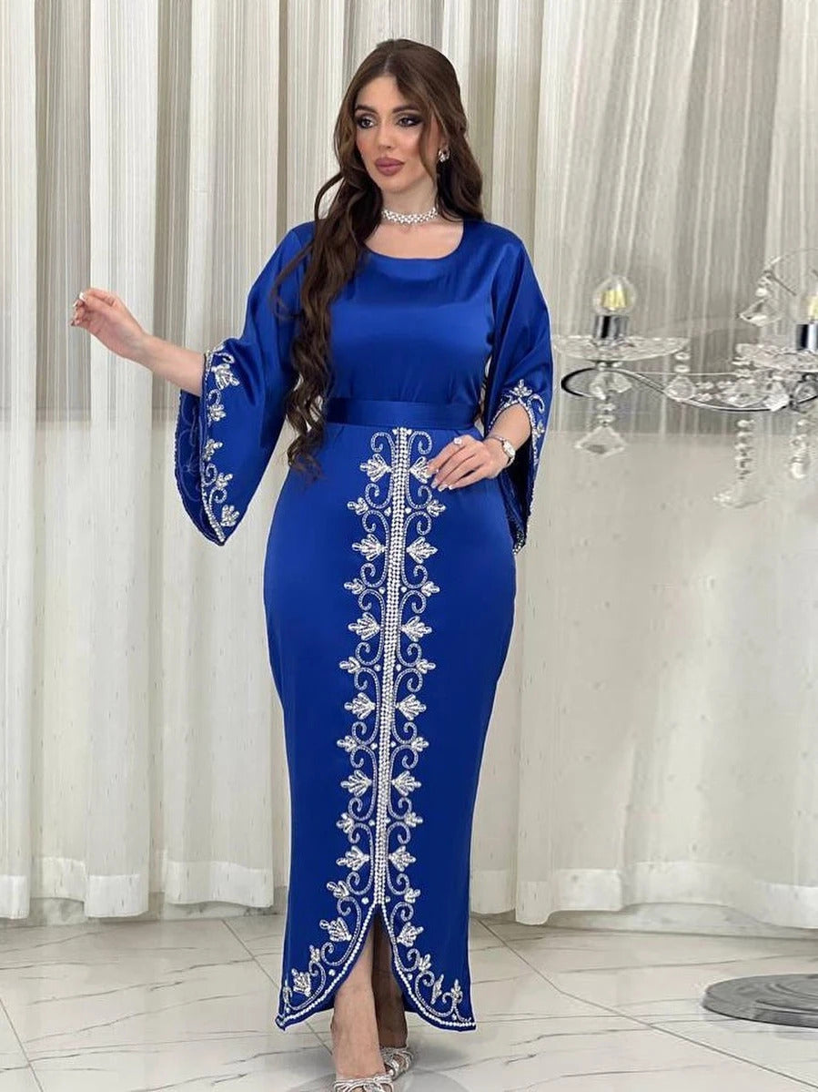 Caftan Cintré Bleu - Mode Caftan