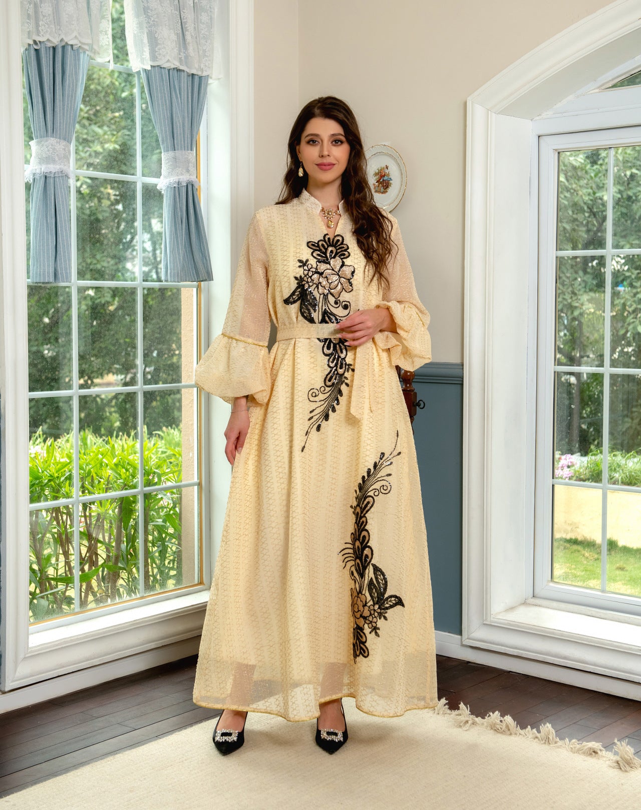 Caftan Crème Marocain - Mode Caftan