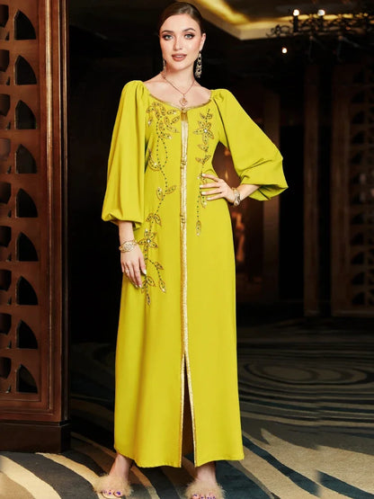 Caftan Jaune Citron - Mode Caftan