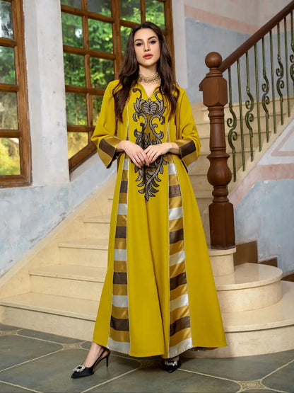 Caftan Jaune Poussin - Mode Caftan