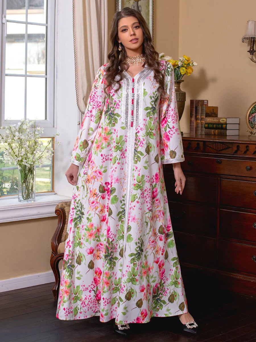 Caftan Fleuri - Mode Caftan