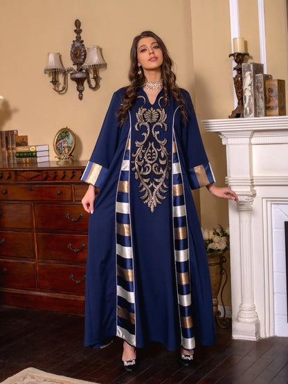 Caftan Marocain Bleu Roi - Mode Caftan