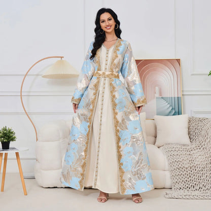 Caftan Marocain Bleu