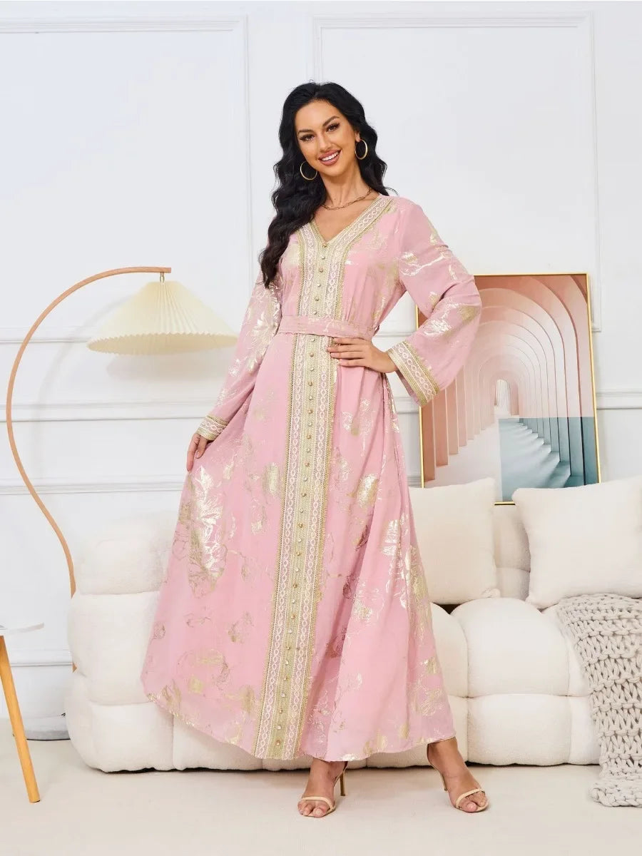 Caftan Marocain Rose