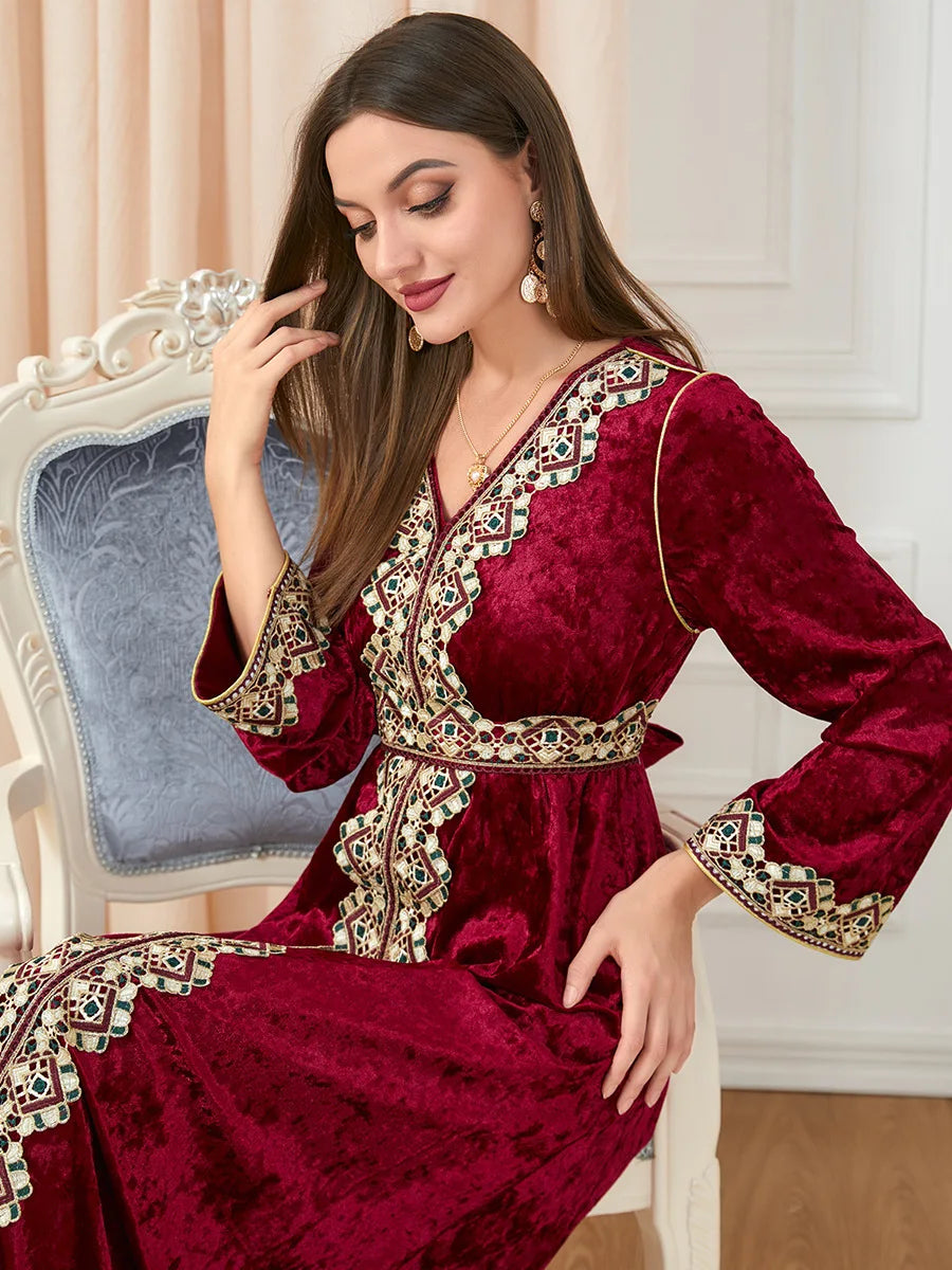 Caftan Marocain Rouge