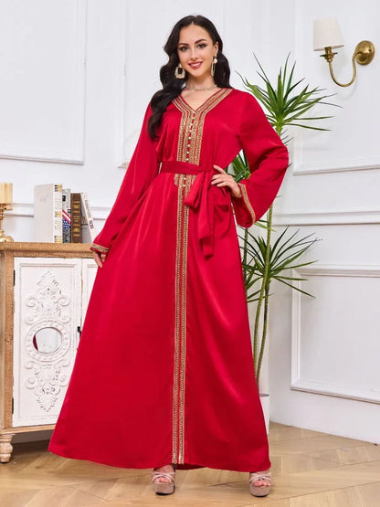 Caftan Marocain Rouge