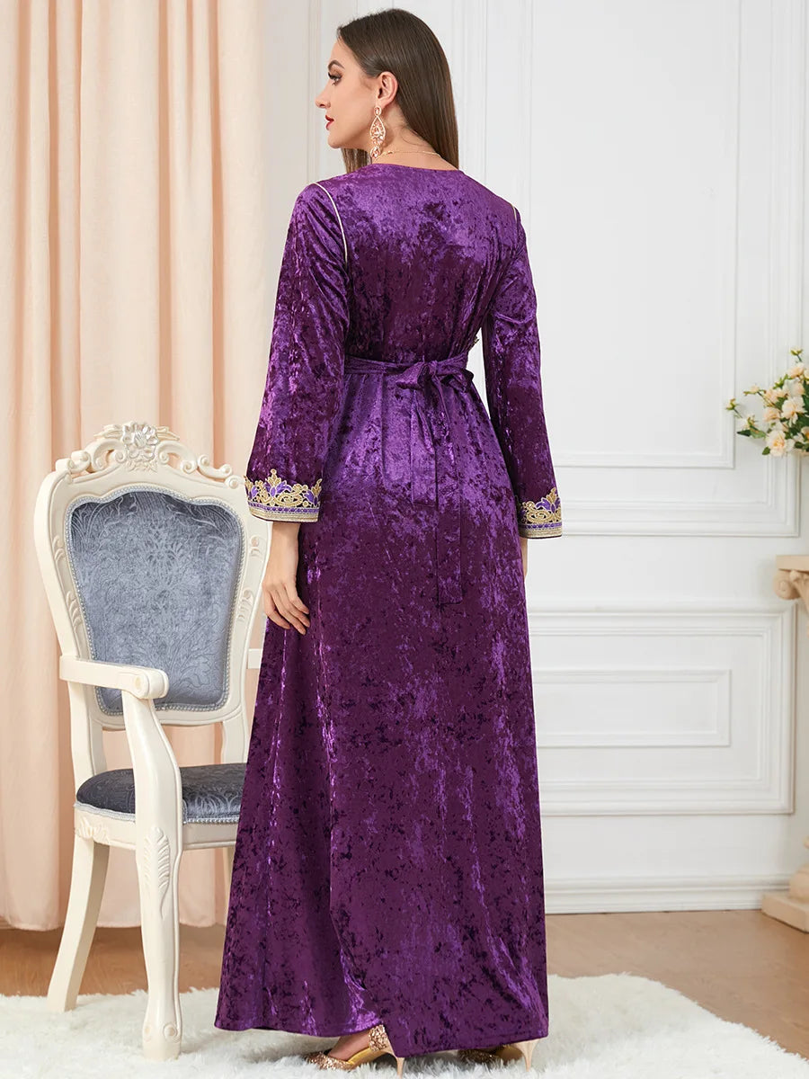 Caftan Marocain Violet