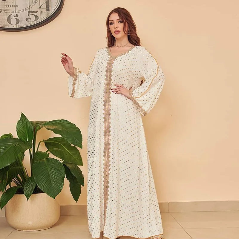 Caftan Moderne Blanc