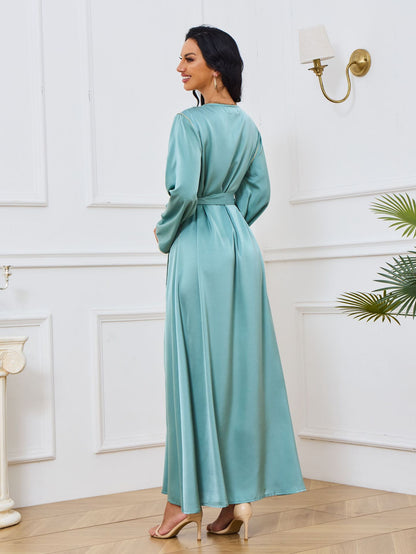 Robe Caftan Bleu Clair