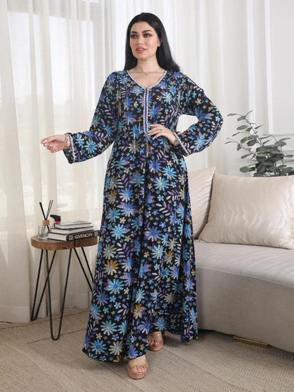 Caftan Moderne Fleuri - Mode Caftan