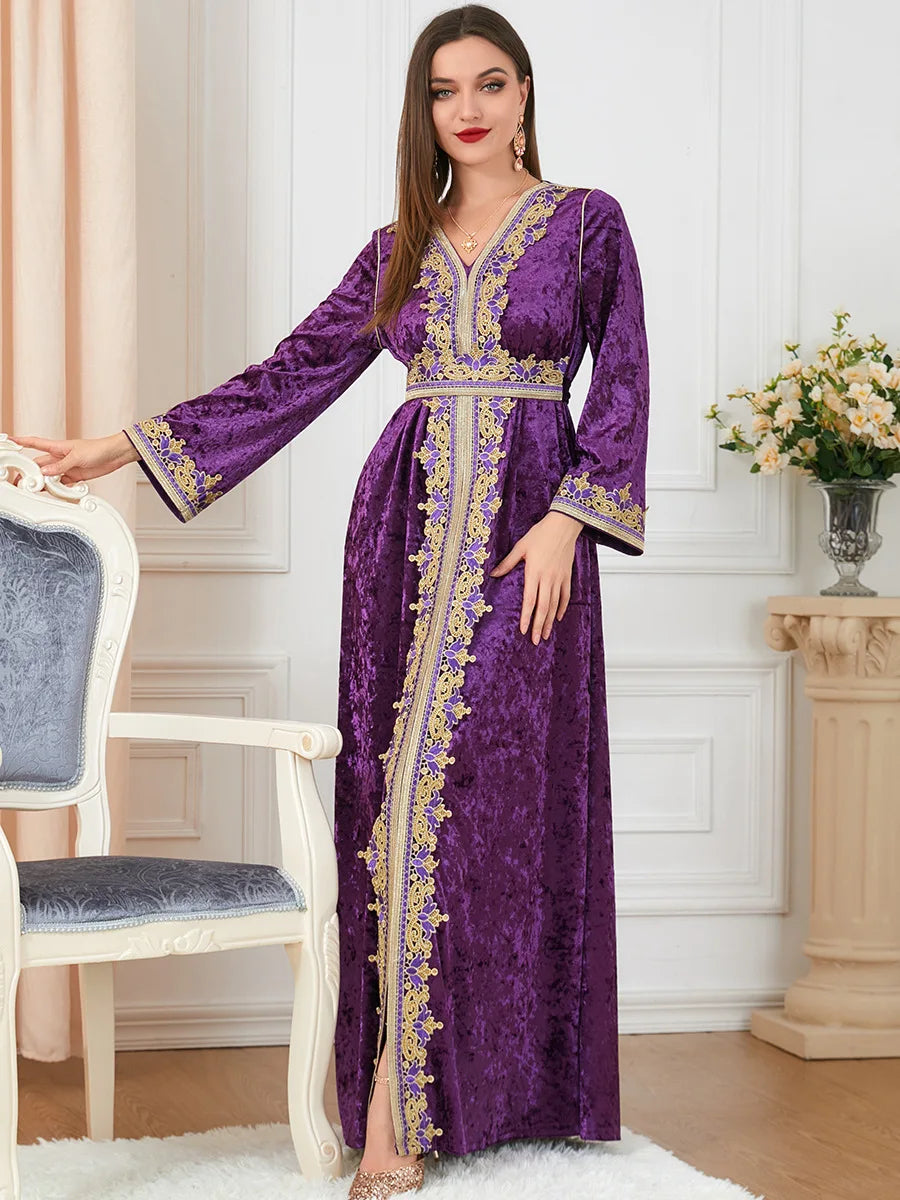 Caftan Moderne en Velours