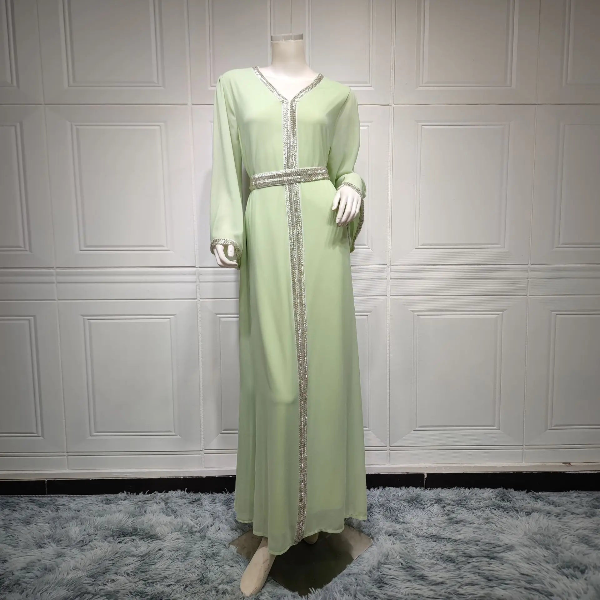 Caftan Moderne Vert