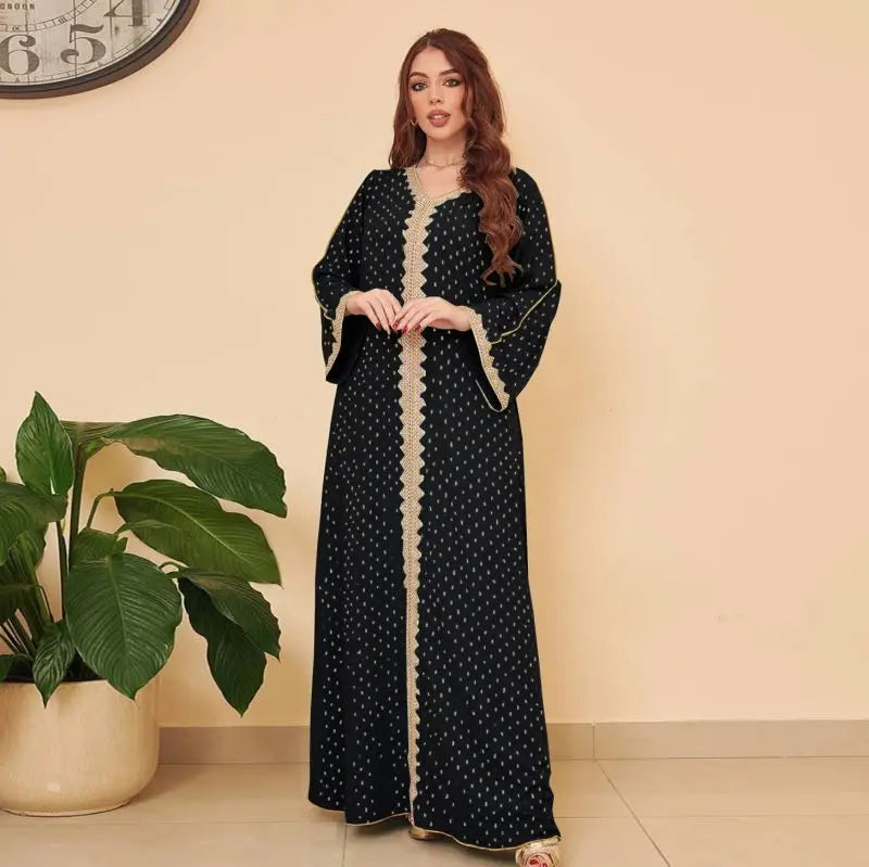 Caftan Noir Femme