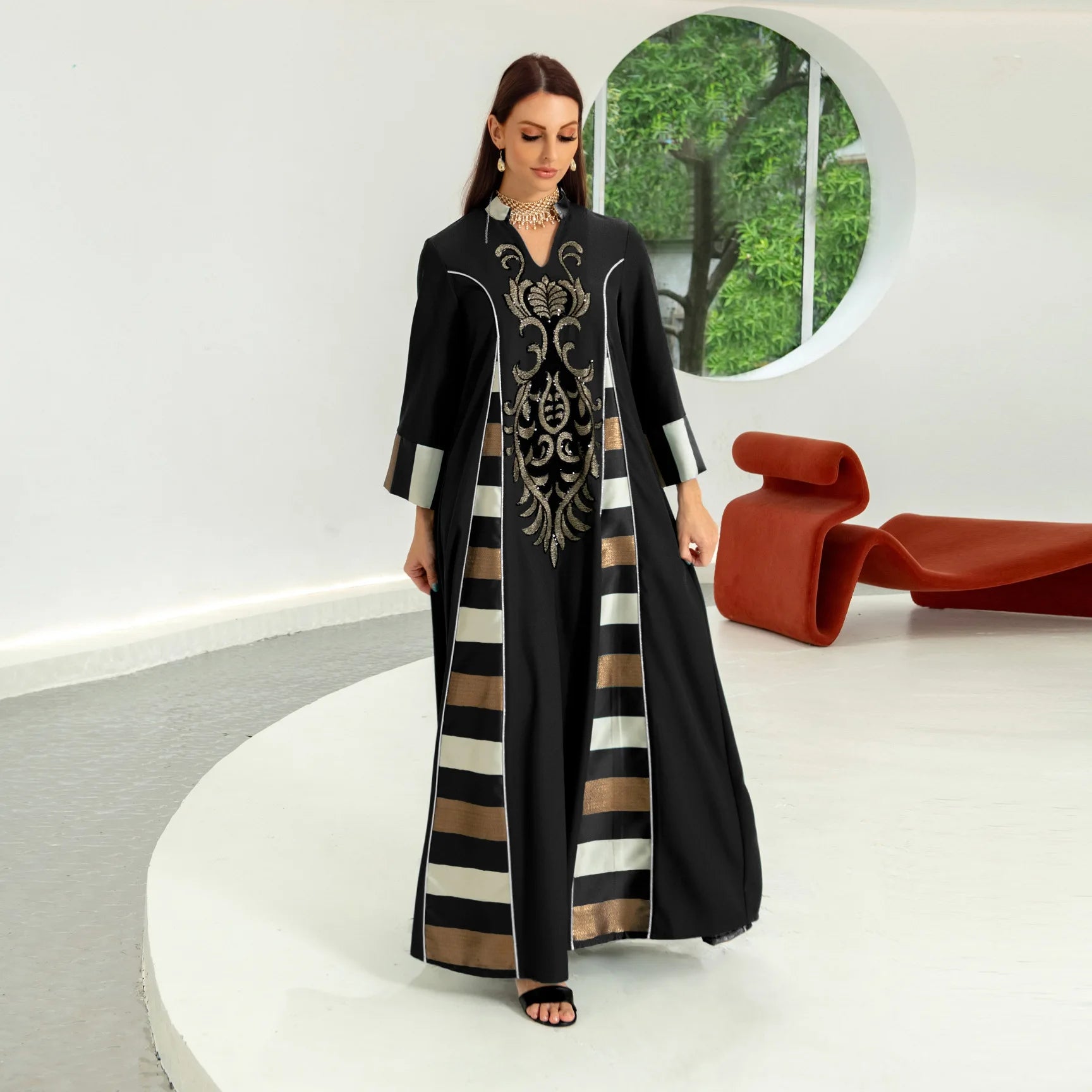 Caftan Original Moderne Noir - Mode Caftan