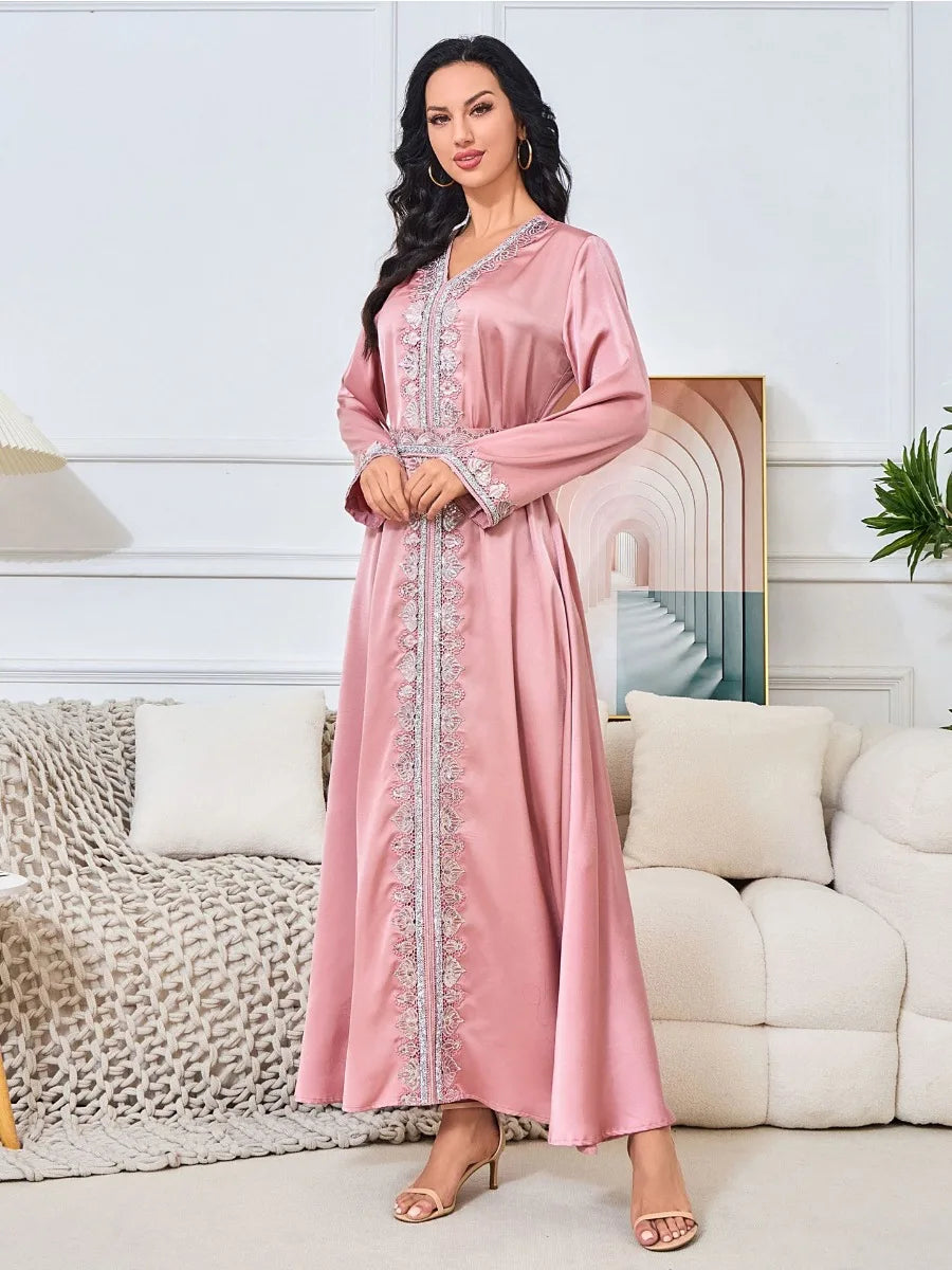 Caftan Rose Femme - Mode Caftan