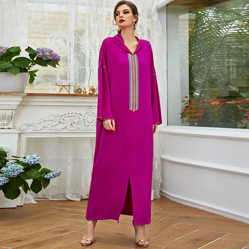 Caftan Rose Fushia - Mode Caftan