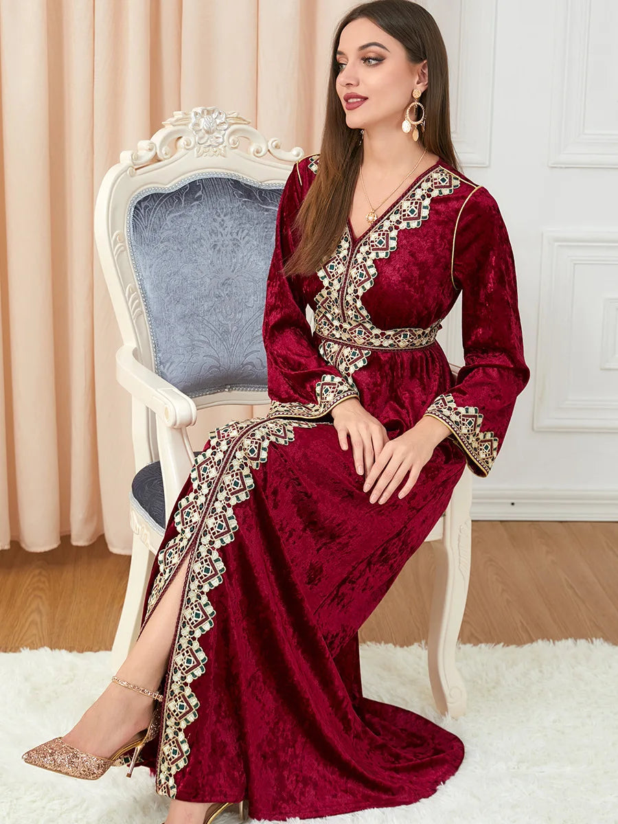 Caftan Rouge Bordeaux