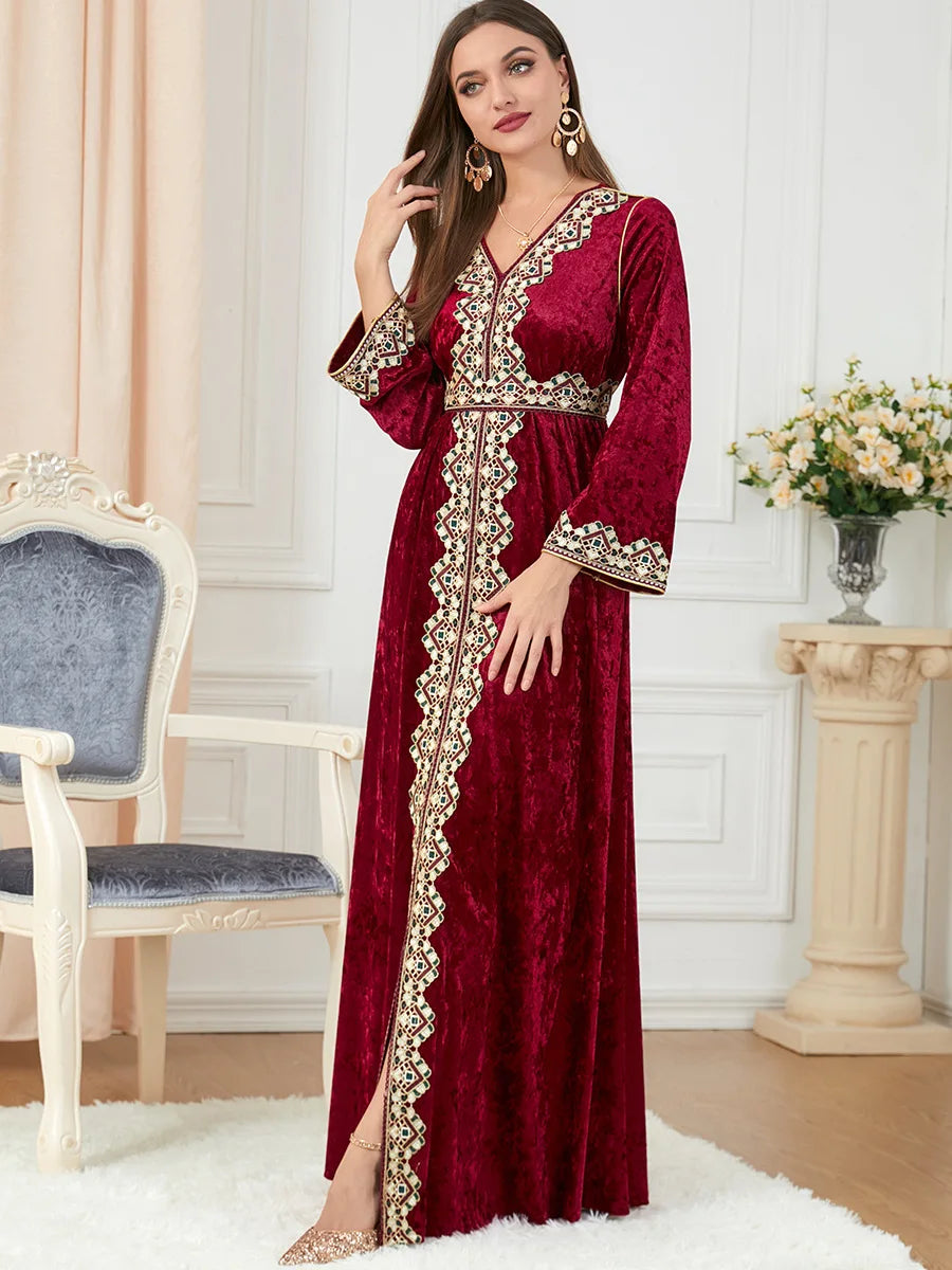 Caftan Rouge Marocain