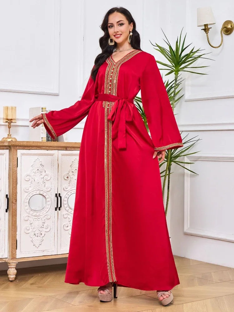 Caftan Rouge Marocain