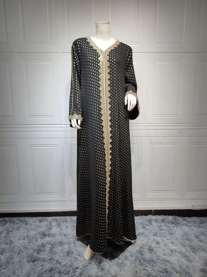 Caftan Simple Noir