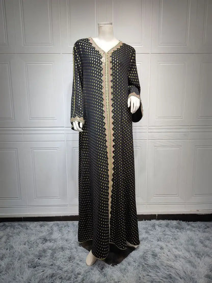 Caftan Simple Noir