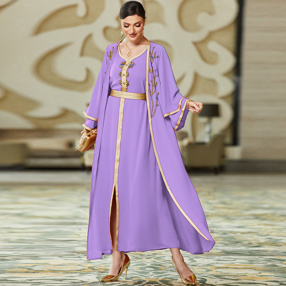 Caftan Violet Clair - Mode Caftan 