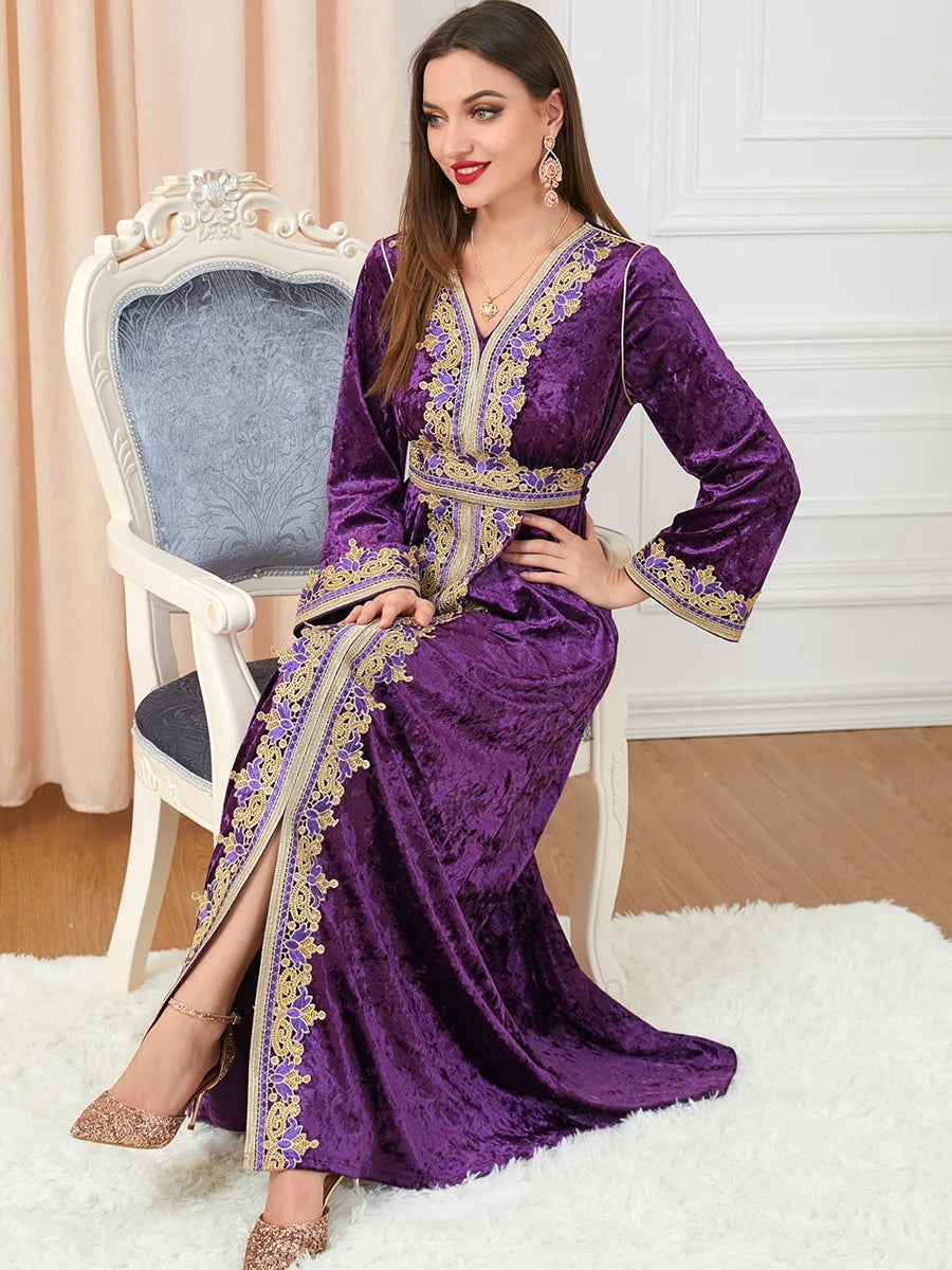 Caftan Violet Foncé