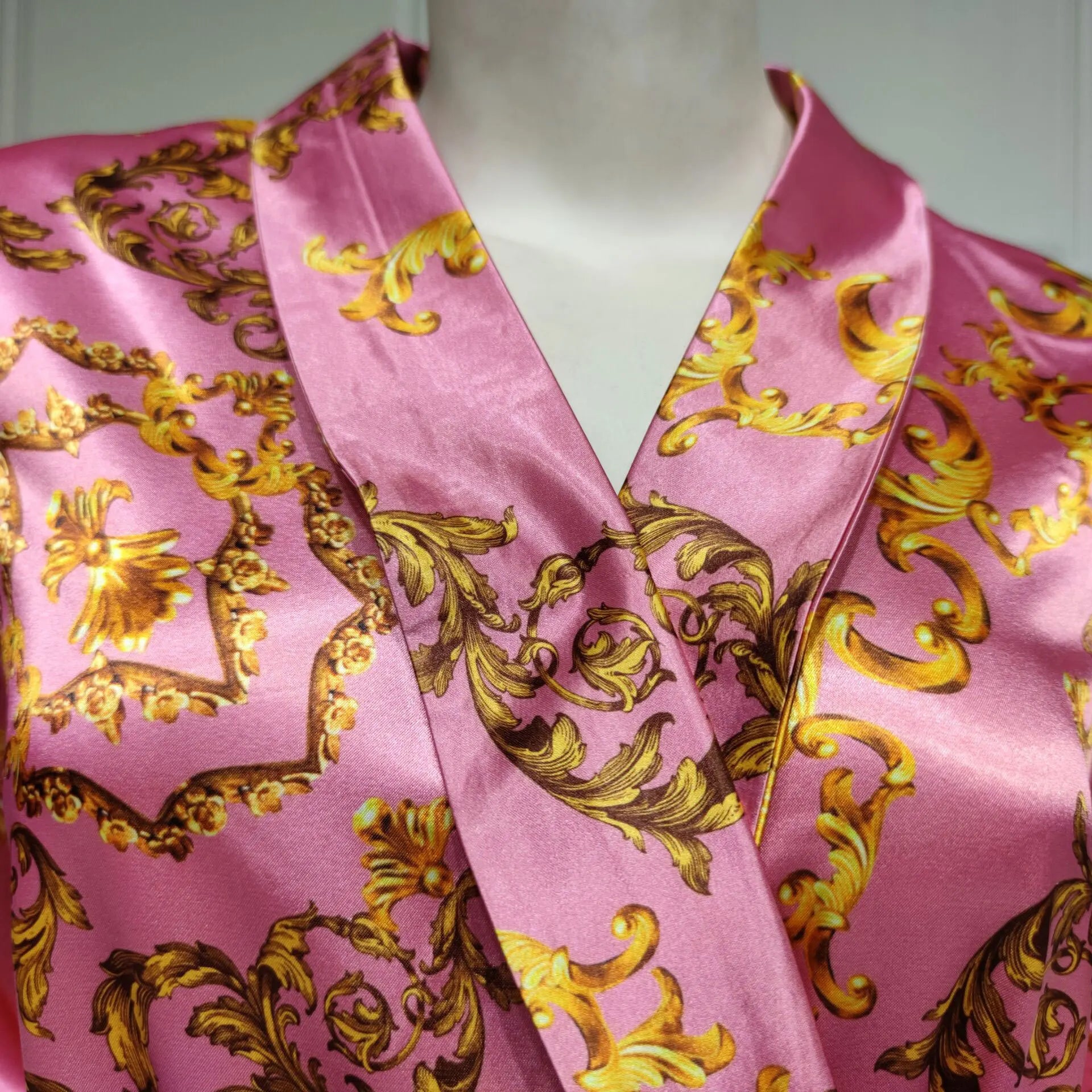 Caftan Marocain Rose et Or - Mode Caftan