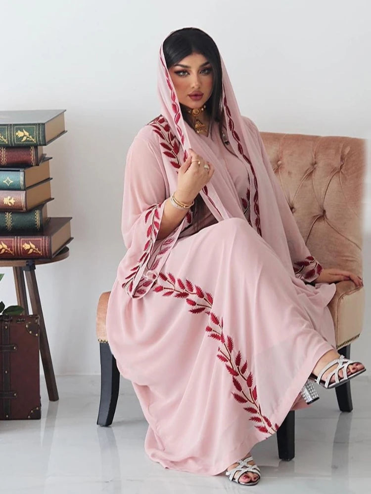 Caftan Marocain  Rose - Mode Caftan