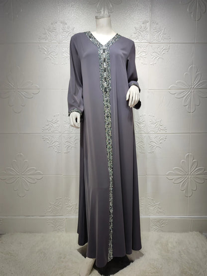 Caftan Gris Moderne - Mode Caftan