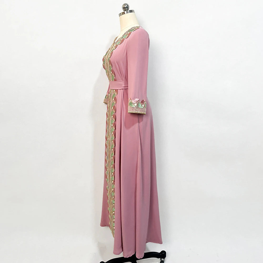 Mannequin Caftan Rose Pale - Mode Caftan