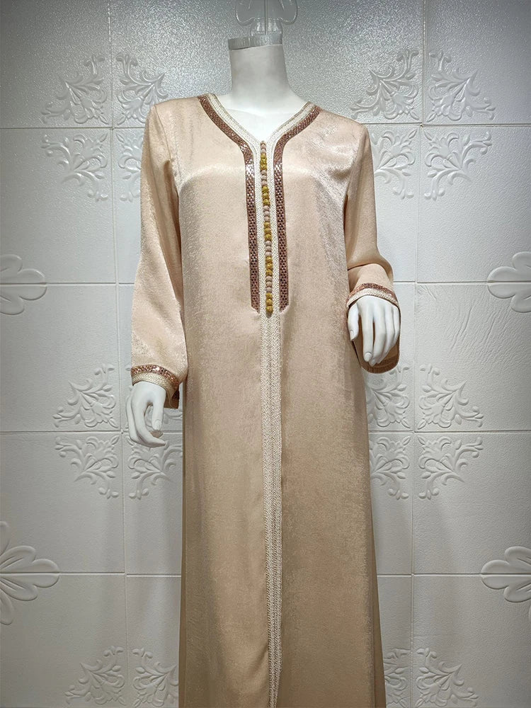 Robe Caftan Beige