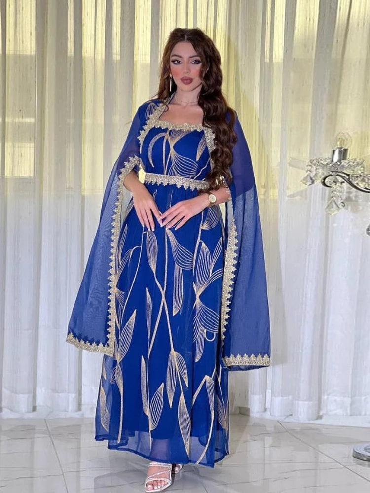 Robe Caftan Bleu Roi - Mode Caftan