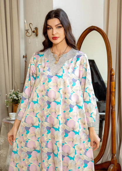 Robe Caftan Rose - Mode Caftan