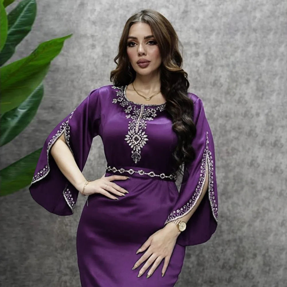 Caftan VIolet Foncé - Mode Caftan